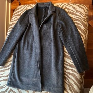 NWOT Banana Republic Dark Gray Pea Coat - XS Petite